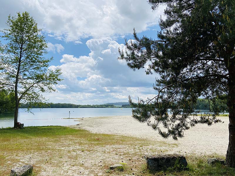 Impressionen, Bilder vom Klausensee in Schwandorf Badeseen in Bayern